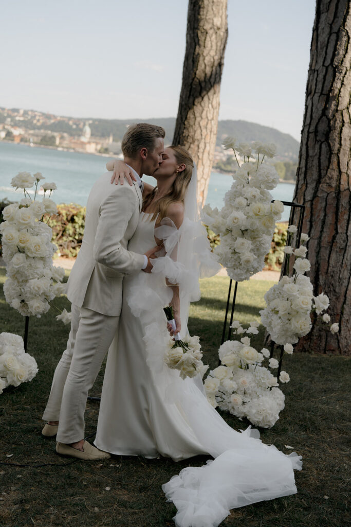 This is a photo from a wedding we created.