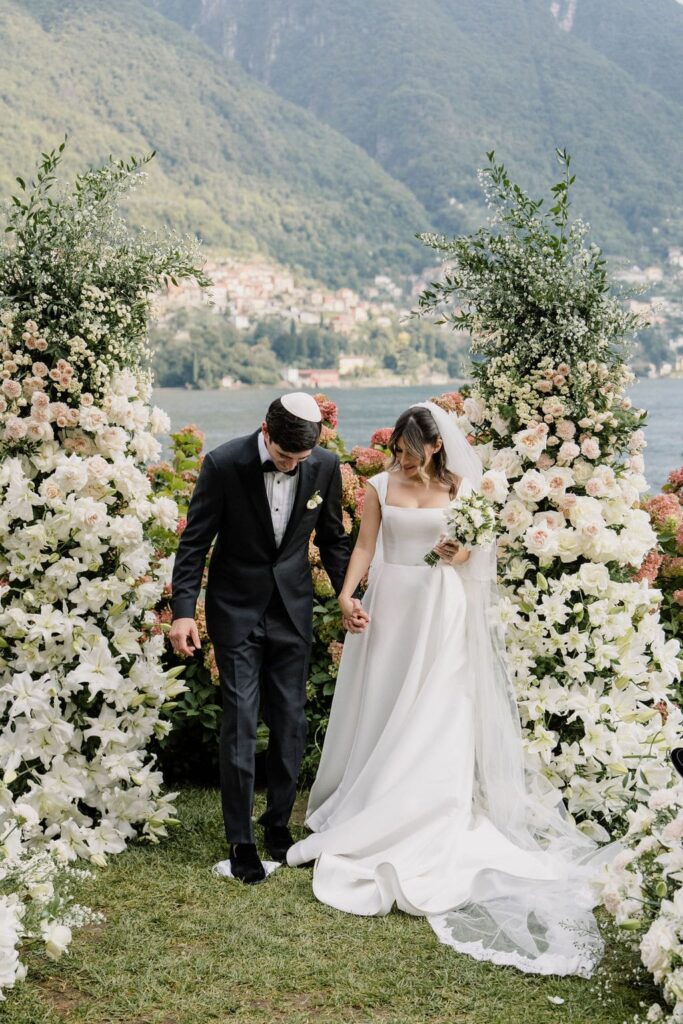 This is a photo from a wedding we created.