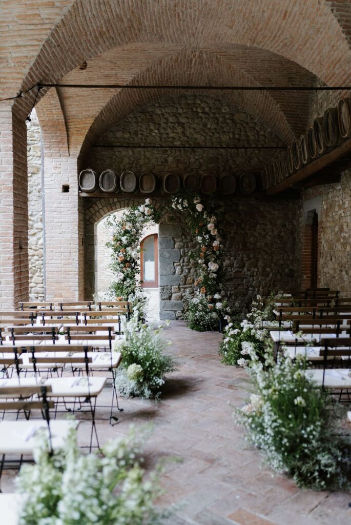 This is a photo from a wedding we created.