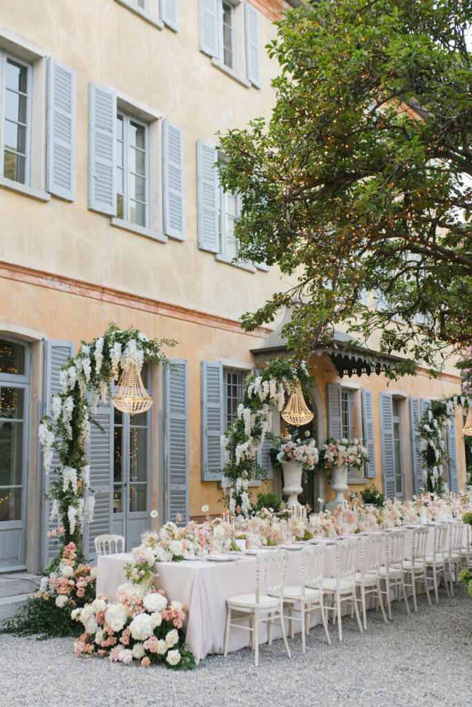 This is a photo from a wedding we created.