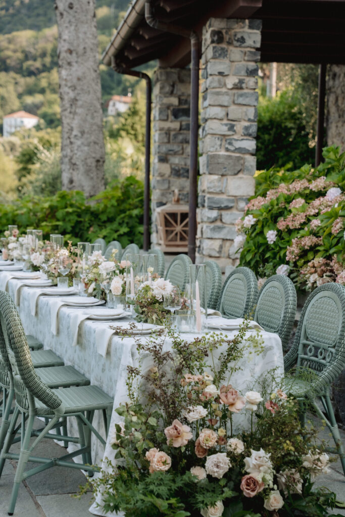 This is a photo from a wedding we created.