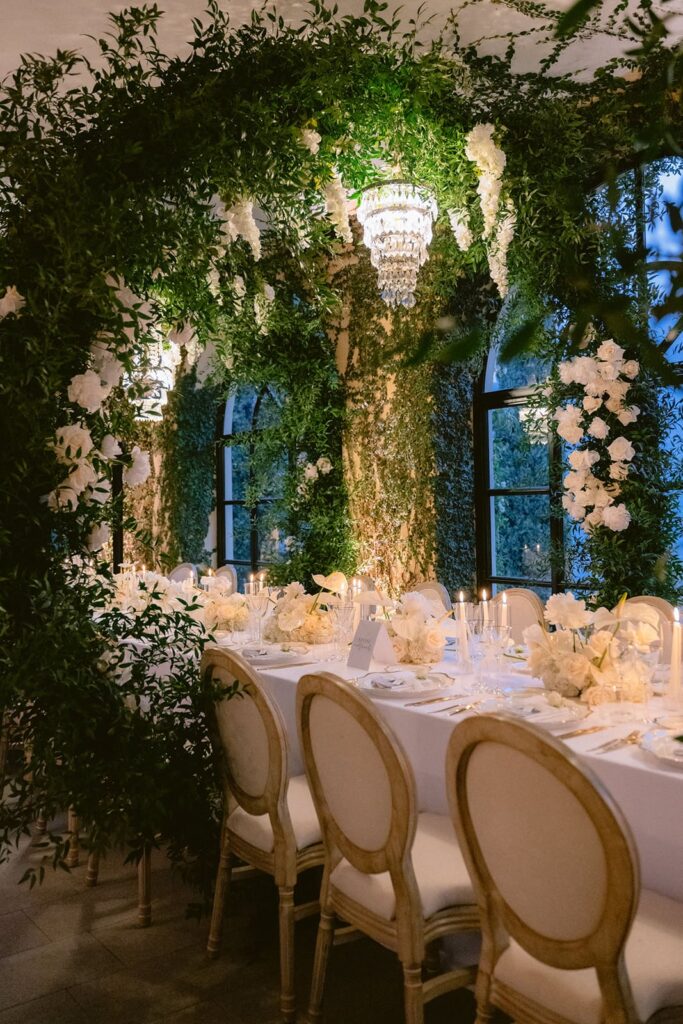 This is a photo from a wedding we created.